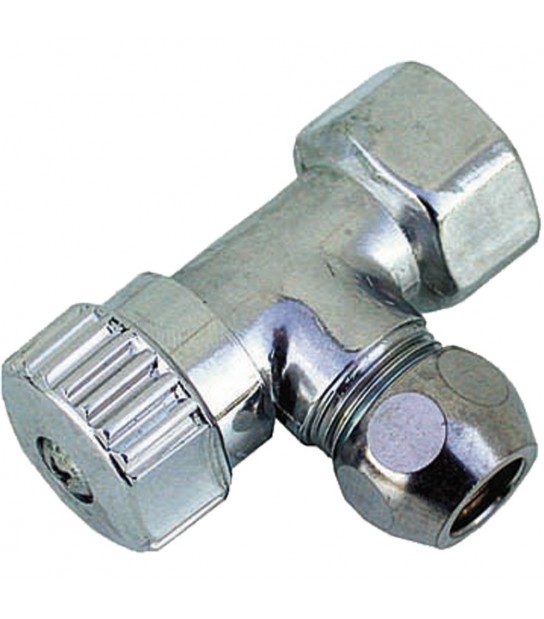 Rubinetto A Squadra Per Cassetta Wc Attacco Femmina 1/2X1/2- 10