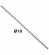 Barra Rame Liscio Cromato D.10 Cm 100