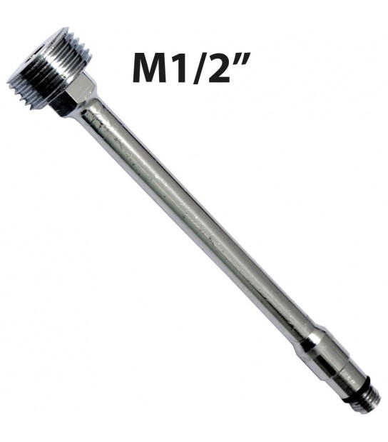 Prolunga Per Tubetto Rame Cromo 1/2M 8X1 M - Cm 19