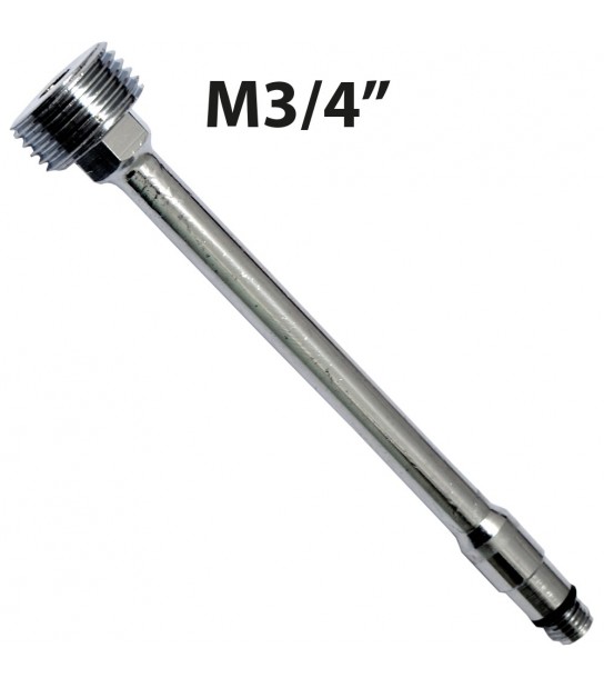 Prolunga Per Tubetto Rame Cromo 3/4M 8X1 M - 19 Cm