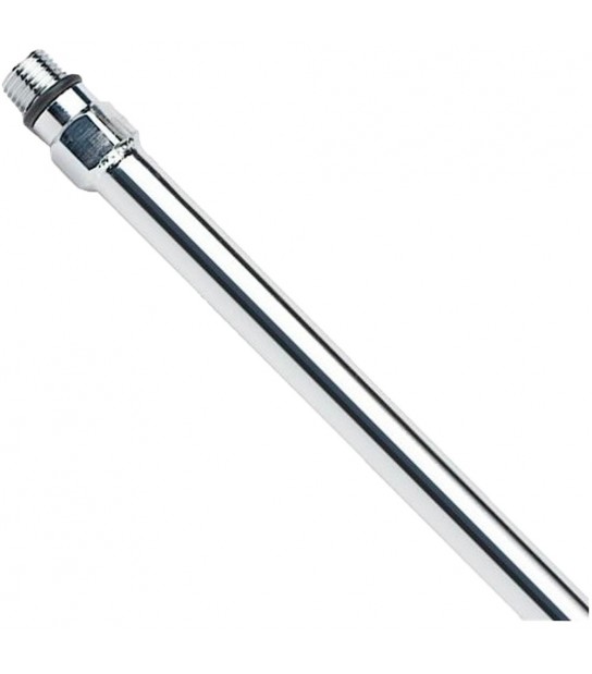 Tubetto Rame Liscio Cromo Con Filettatura Per Miscelatori M12 - Cm 35