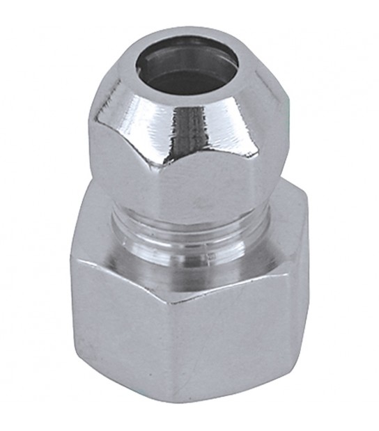 Niples Femmina Per Cannette Cromato 3/8X10