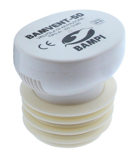 Valvola Di Aerazione Impianto Di Scarico Bamvent 50 D.32/40/50/63 Mm