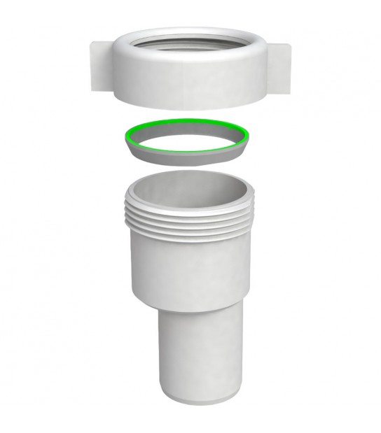 Riduzione Per Tubi In Pp Con Flangia Femmina 11/4 X D.32 X D.26 - 60Mm