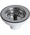 Pilettone A Canestro Click-Clack Per Lavello Cucina Con Foro D. 90 Stp 11/2 X D.114 Mm