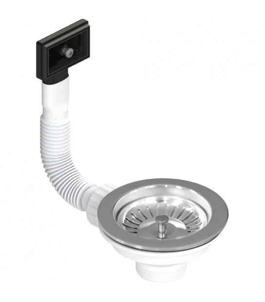 Pilettone A Canestro Per Lavello Cucina Con Foro D. 90 Ctp 11/2 X D.114 Mm