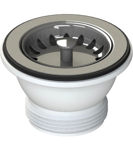 Piletta Canestro Per Lavello Cucina Con Foro D.60 Stp 11/2 X D.70 Mm