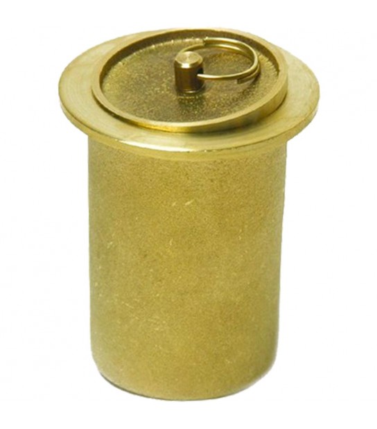 Piletta Doccia Modello Catania In Ottone Giallo Mm 30 - H. 60 Mm