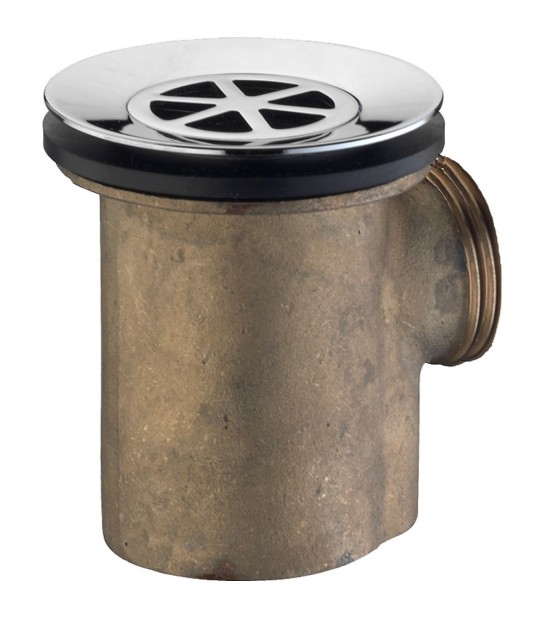 Piletta Sifonata Per Piatto Doccia In Ottone Pesante 11/4 X D.80 Mm