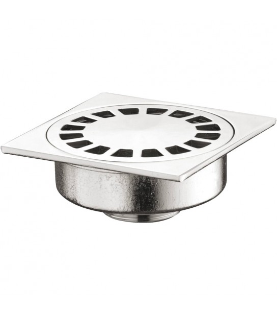 Piletta Sifonata Per Pavimento Con Scarico Centrale 11/4 - 100X100 Mm