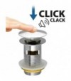 Piletta Click Clack Per Lavabo In Ottone Cpt 11/4