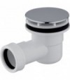 Piletta Sifonata Per Piatto Doccia Foro D.60 Con Tappo In Abs Cromo 11/2 X D.86 Mm