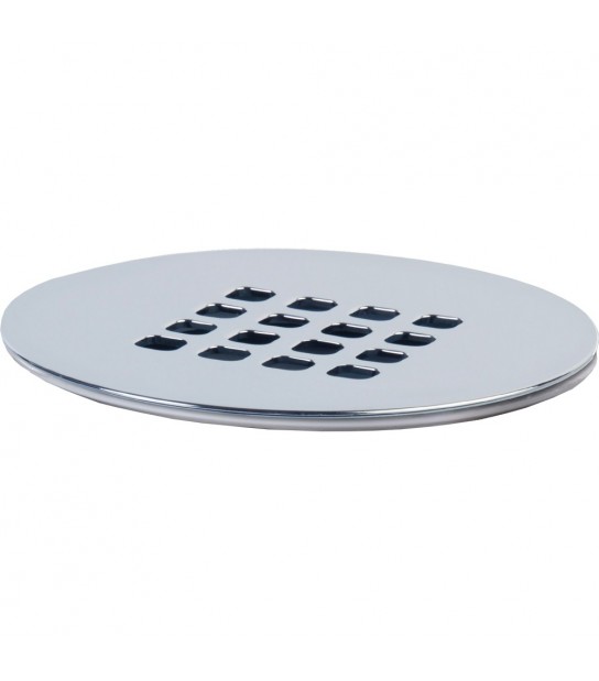 Griglia In Ottone Per Piletta Doccia Altair Squares D.110 Mm - Cromo