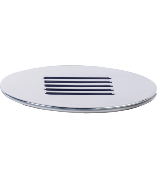 Griglia In Ottone Per Piletta Doccia Altair Grated D.110 Mm - Cromo