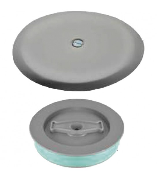 Tappo Ad Espansione Pesante Per Sifoni A Pavimento Con Piattello E Vite D.100 Mm