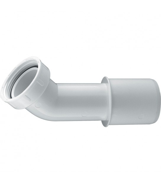 Curva Per Sifone Vasca A 45° Con Terminale 11/2 X D.40-50