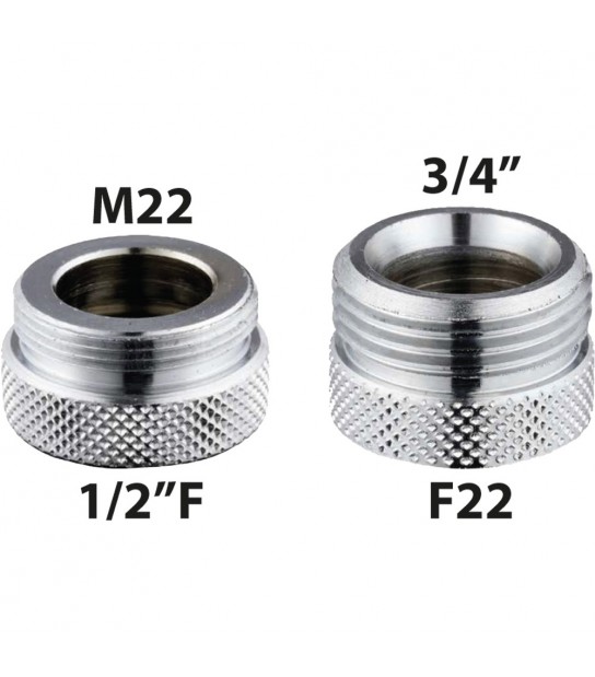 Riduzione Per Aereatore Cromata Modello C M22 X 1/2F