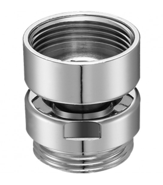 Snodo Per Rubinetti Design In Ottone Cromato F16 X1 - M16 X1