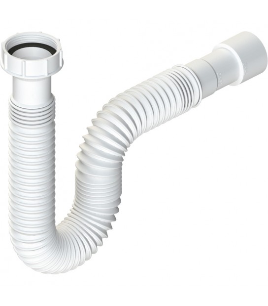 Tubo Comprimibile Con Ghiera In Plastica 11/2 D.32/40 Mm