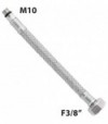 Flessibile In Acciaio Inox Per Monocomando Flexcore F3/8 X M10 - 35 Cm