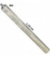 Anodo Di Magnesio Per Scaldabagno Elettrico Mod.50-80-100 Lt L.24 Cm X M6