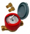 Contatore Acqua Con Quadrante Asciutto A 8 Rulli Per Acqua Calda Usc-8/15 - 1/2