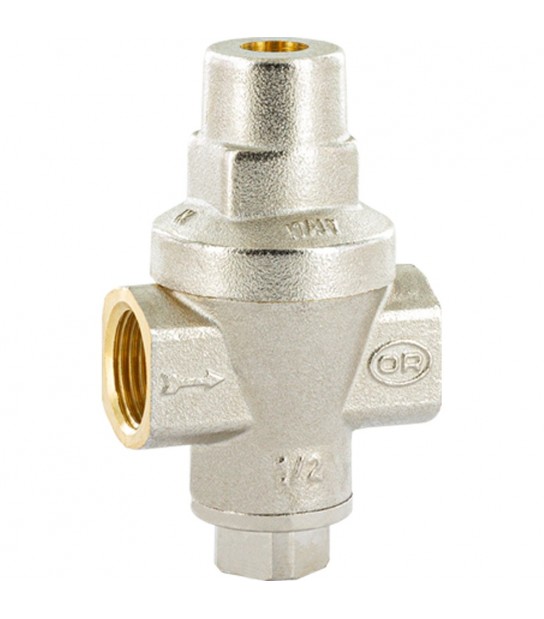 Riduttore Di Pressione Acqua A Pistone Eolo Pn 20 Senza Attacco Manometro 1/2 Ff