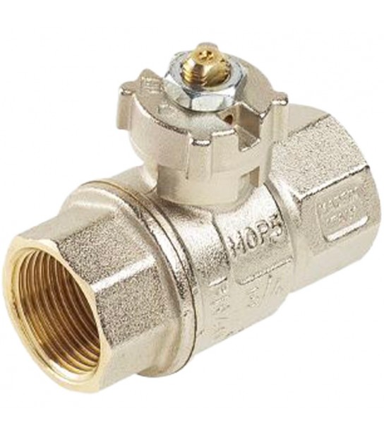 Valvola A Sfera Passaggio Totale Per Fluidi Con Leva Piombabile 1/2 Ff