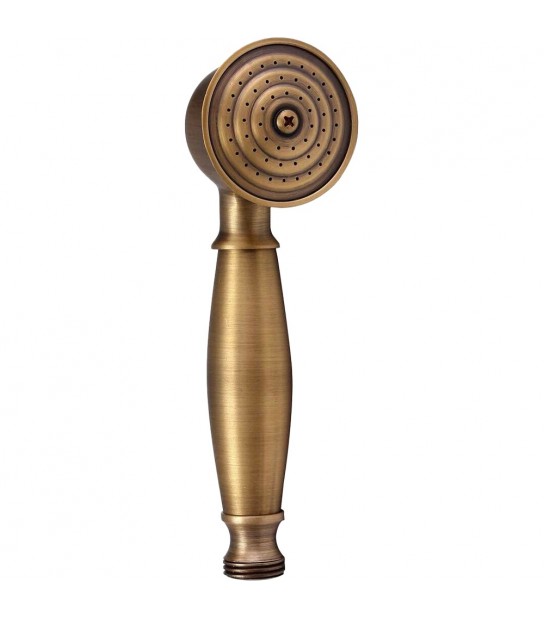 Doccetta Monogetto In Ottone Old Style Bronzato 1/2 - D.57 Mm