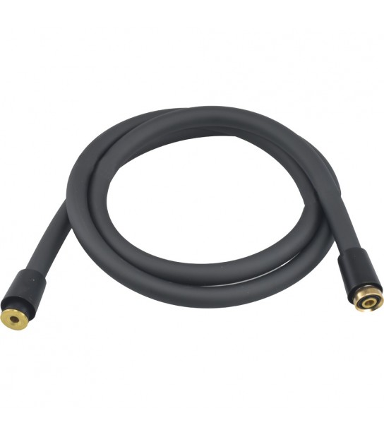 Flessibile Doccia Antitorsione Conico Nero Opaco 1/2 Ff X 150 Cm