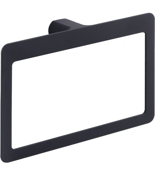 Portasalviette Ad Anello Pirenei Nero Opaco