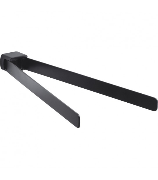 Portasalviette A Snodo Pirenei Nero Opaco - 35 Cm