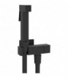 Kit Doccia Shut-Off Quadrato Neptune Nero Opaco