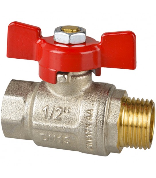 Valvola A Sfera M/F A Passaggio Totale Con Farfalla In Alluminio Icma 11/4 - Pn30