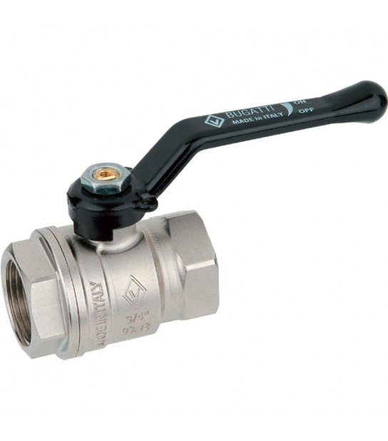 Valvola A Sfera Passaggio Totale F/F Leva Alluminio Bugatti 1/2 Dn15 - Pn 50