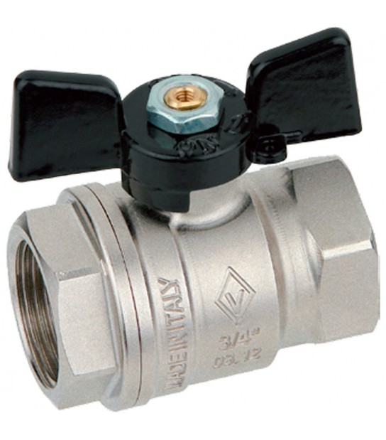 Valvola A Sfera Passaggio Totale F/F Farfalla Alluminio Bugatti 3/4 Dn20 - Pn30