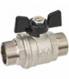Valvola A Sfera Passaggio Totale M/M Farfalla Alluminio Bugatti 3/4 Dn20 - Pn40