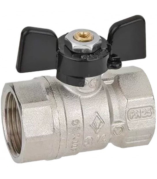 Valvola A Sfera Passaggio Standard F/F A Farfalla Bugatti 3/4 - Pn25