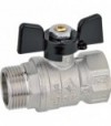 Valvola A Sfera Passaggio Standard M/F Con Farfalla Alluminio Bugatti 3/4 - Pn25