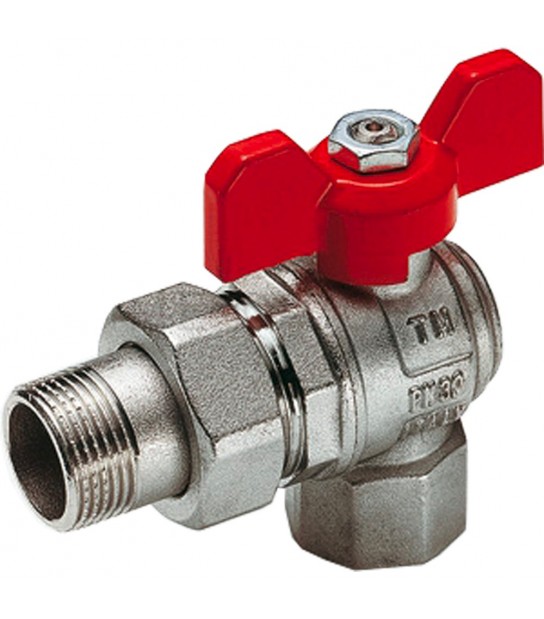 Valvola A Sfera Passaggio Totale A Sqaudra Per Collettori Con Farfalla Tm 1/2 - Pn30