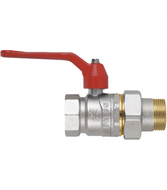 Valvola A Sfera Passaggio Totale M/F Con Bocchettone E Leva Fiv 3/4 - Pn40