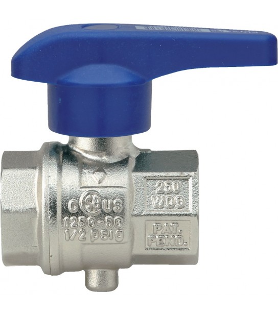 Valvola A Sfera Passaggio Totale F/F A Leva Con Regolazione Del Flusso 1/2 - Pn16