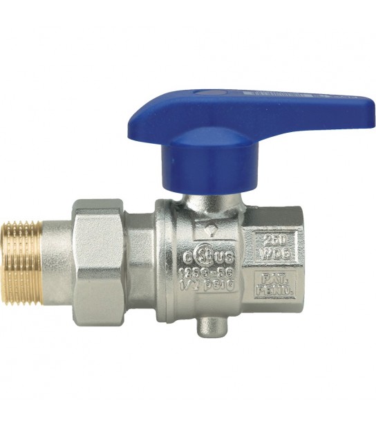 Valvola A Sfera Passaggio Totale M/F Con Bocchettone E Leva Regolazione Del Flusso 3/4 - Pn16