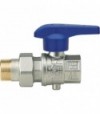 Valvola A Sfera Passaggio Totale M/F Con Bocchettone E Leva Regolazione Del Flusso 3/4 - Pn16