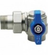 Valvola A Sfera Pass. Totale A Squadro Per Collettori Con Presa Frontale Sx 11/4 - Pn40