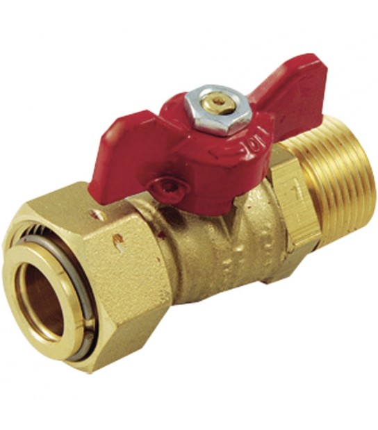 Valvola A Sfera Diritta Maschio Con Girello 3/4 M X 3/4 F