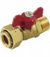 Valvola A Sfera Diritta Maschio Con Girello 3/4 M X 1 F