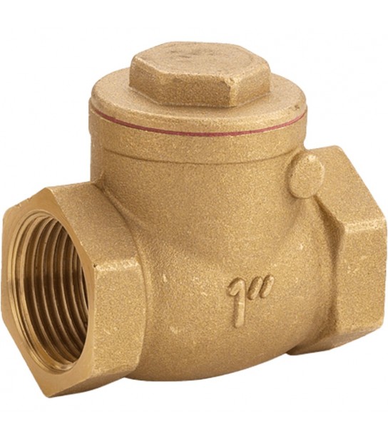 Valvola A Clapet Full Femmina/Femmina Con Otturatore In Ottone E Guarnzione 21/2 Dn65 - Pn8