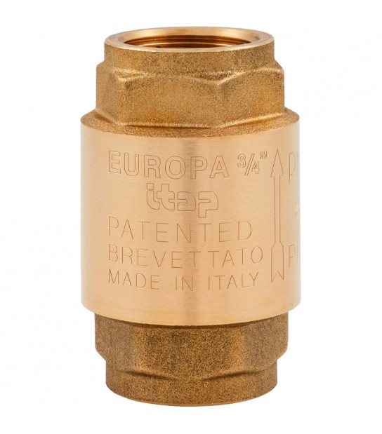 Valvola Di Ritegno Femmina/Femmina Europa Itap In Ottone 4 Dn100 - Pn12
