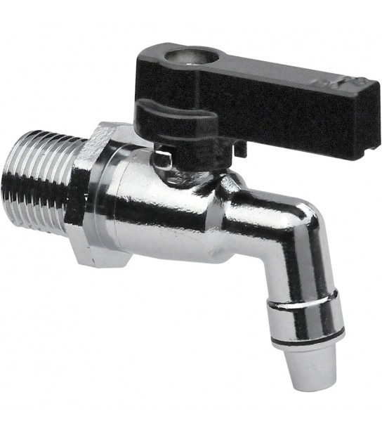 Rubinetto A Sfera Enologico In Ottone Cromato Apm 3/8 - Pn16